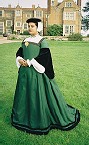 1539 Green Silk Gown